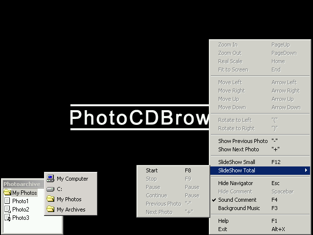 PhotoCDBrowser is AutoRun for CD with photos